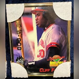 Cliff Floyd Signature Rookies “1 of 5000” Framed 8x10 Photo Display